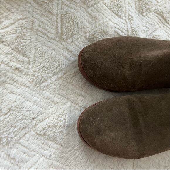 Jack Rogers Olive Suede Ankle Booties - Picture 3 of 11